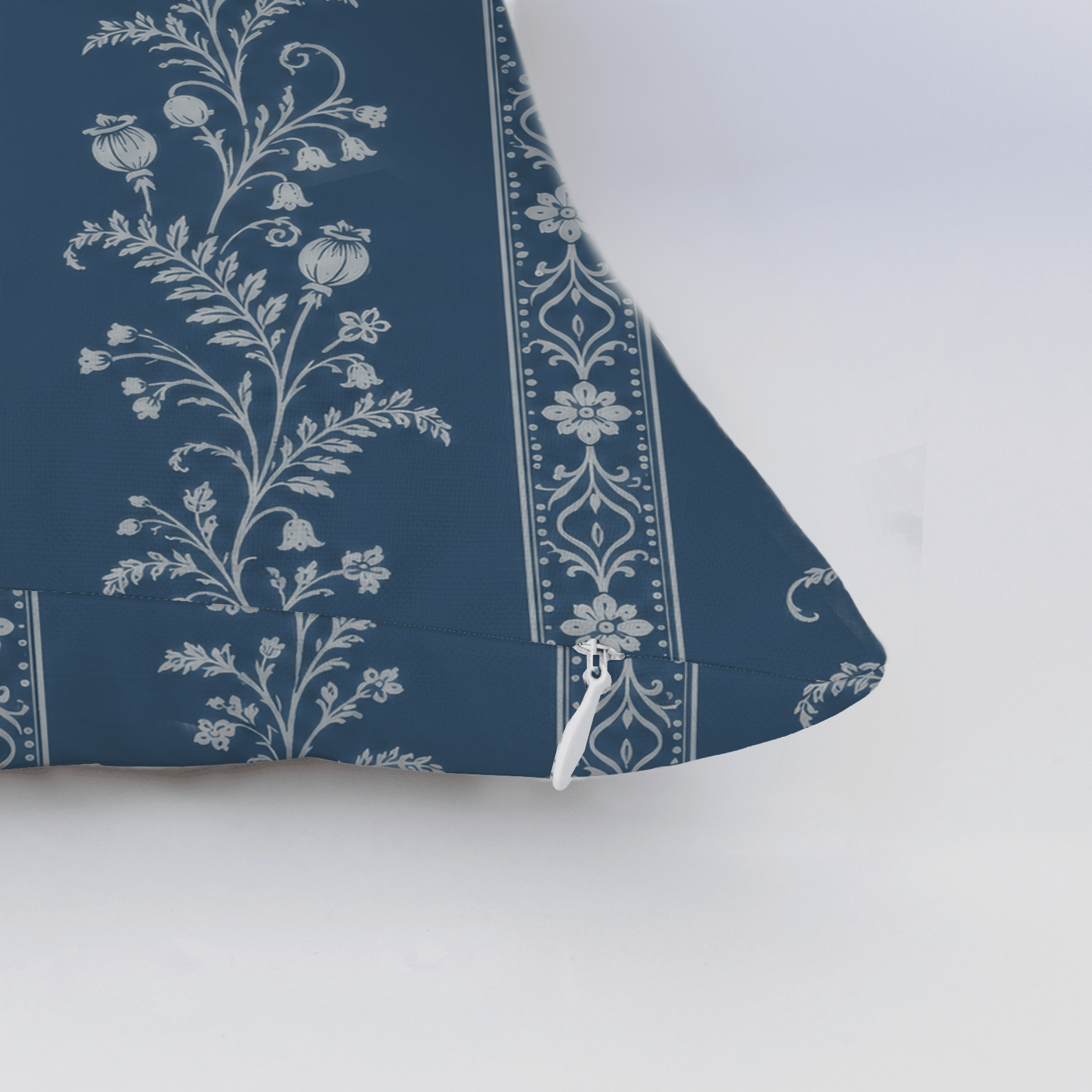 Benjamin Toile Stripes Throw Pillow