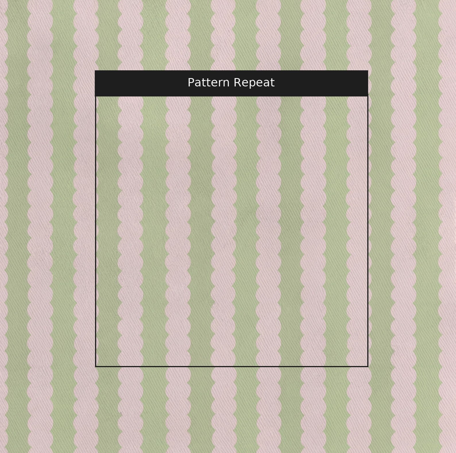 Juliet's Garden Pistachio and Bubble Stripe - Fabric