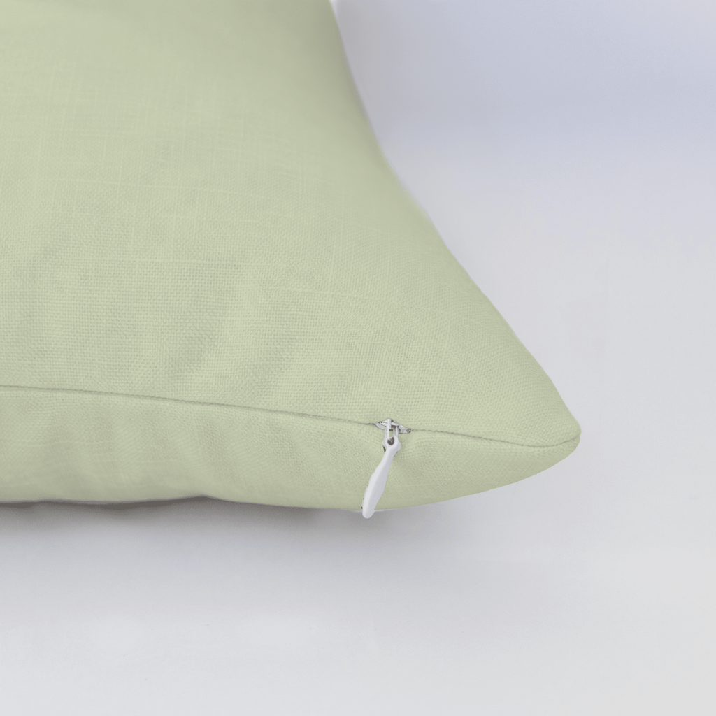 Juliet's Garden Pistachio Throw Pillow