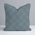 The Silk Garden Aegean Diamond Throw Pillow - Lemon Park