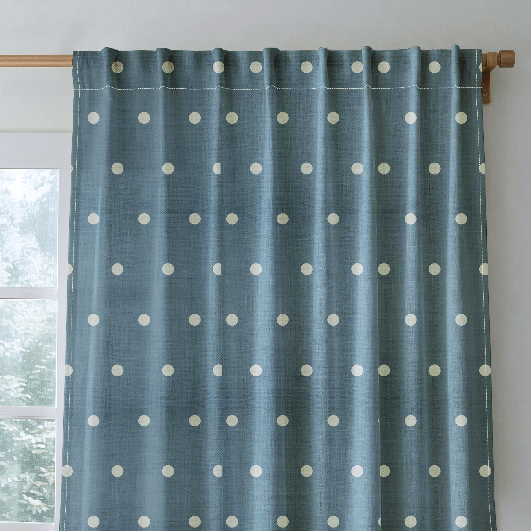 The Silk Garden Aegean Dots - Drapery