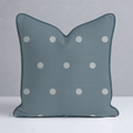 The Silk Garden Aegean Dots Throw Pillow - Lemon Park