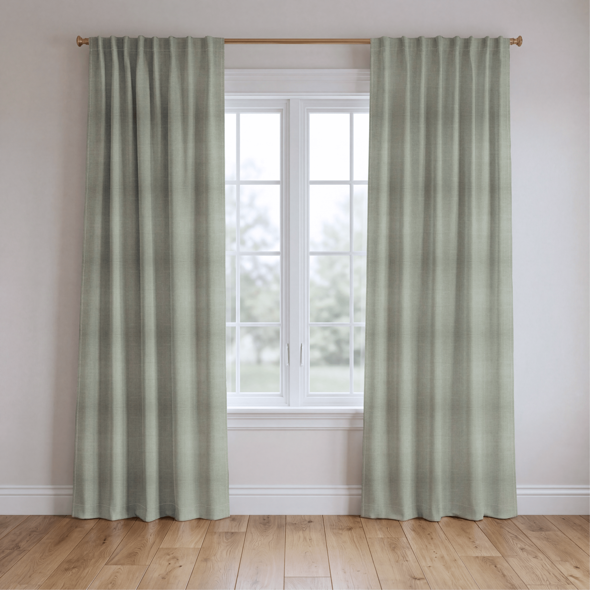 The Silk Garden Sage - Drapery