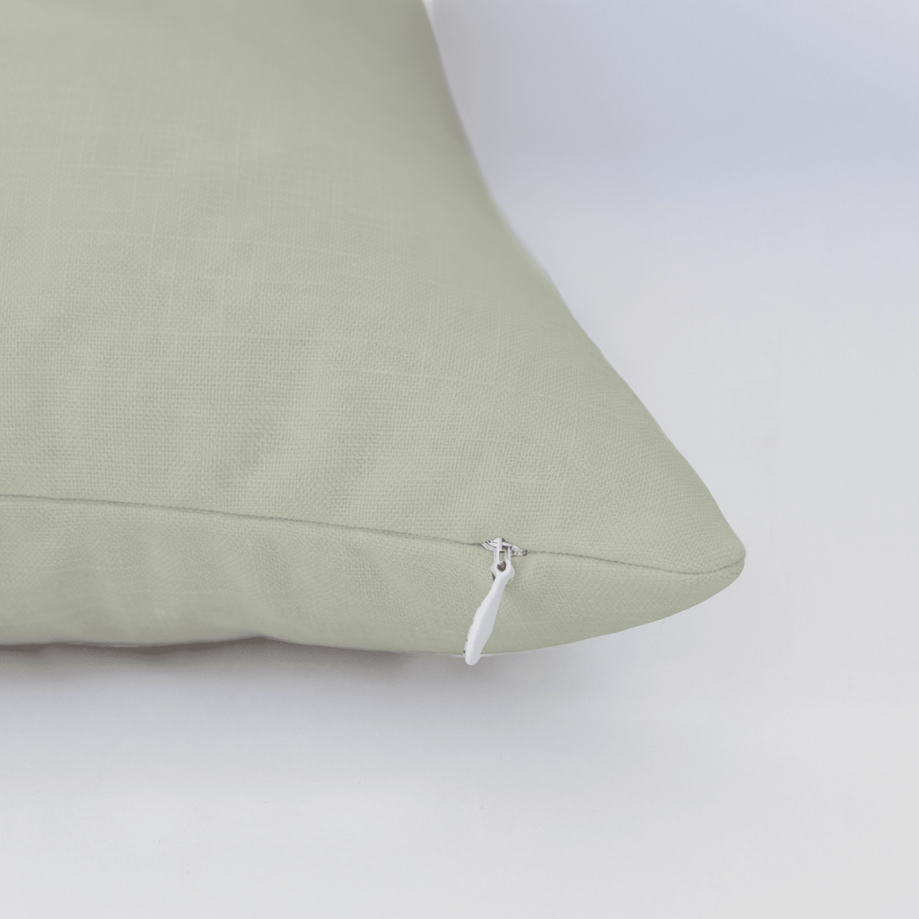 The Silk Garden Sage Throw Pillow